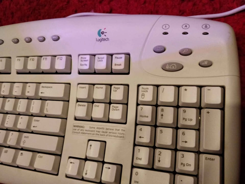 Logitech Media Keyboard - White (PS/2) - photo 3