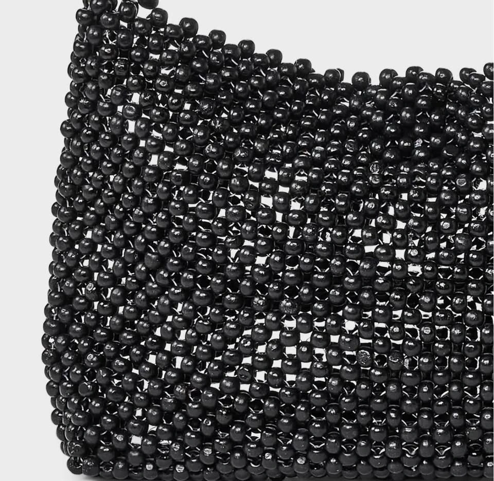 NWT A New Day Target Beaded Black Purse Bag Classic Stylish - photo 3