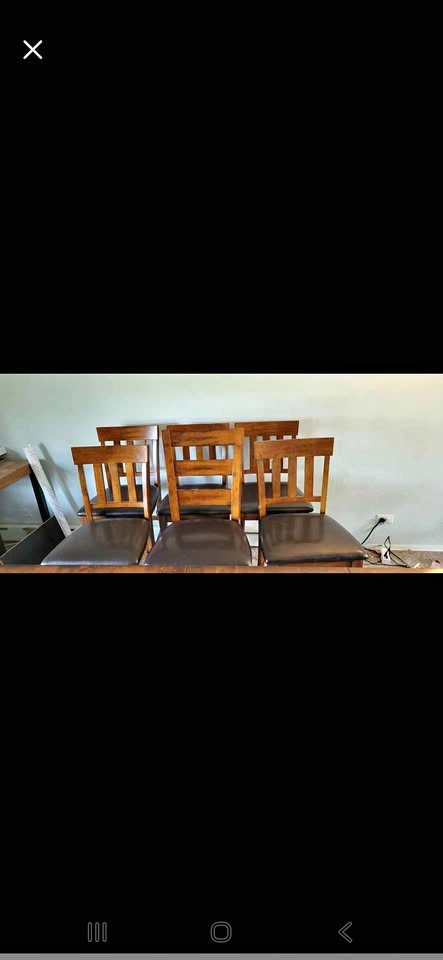 6 Bar Height Chairs