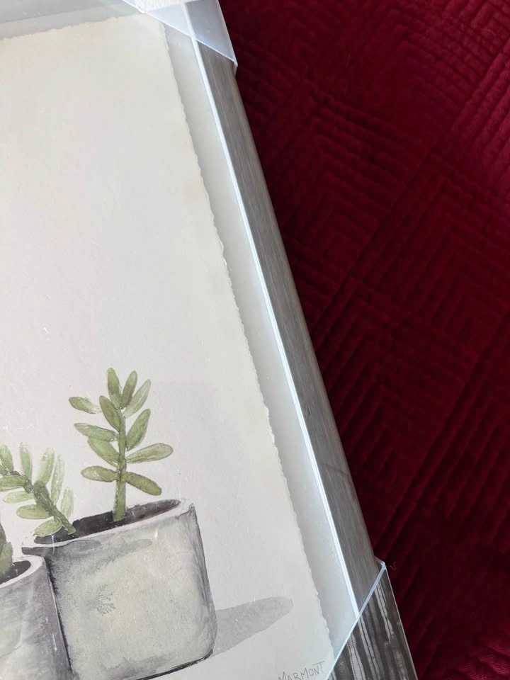 Bunch of Cacti Framed Painting Print, Marmont Hill 16x24 - photo 2