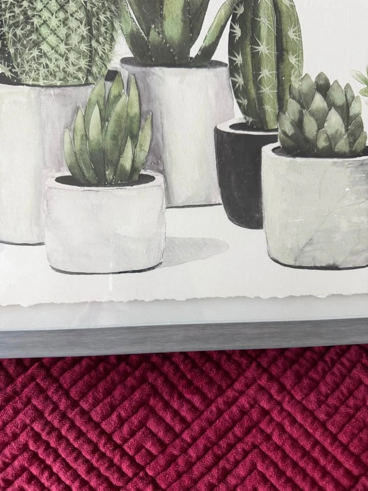 Bunch of Cacti Framed Painting Print, Marmont Hill 16x24 - photo 3