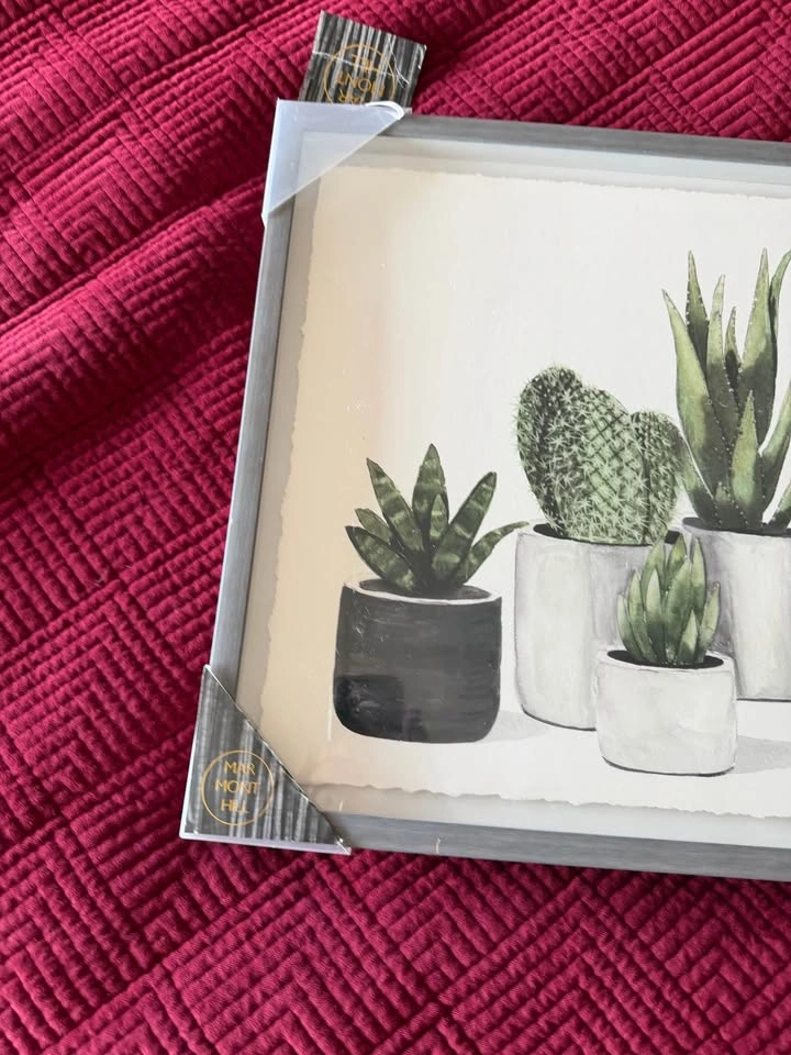 Bunch of Cacti Framed Painting Print, Marmont Hill 16x24 - photo 4