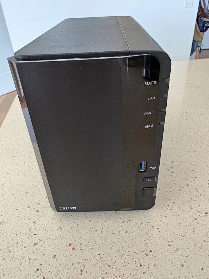 Synology DS218+ NAS with 4TB