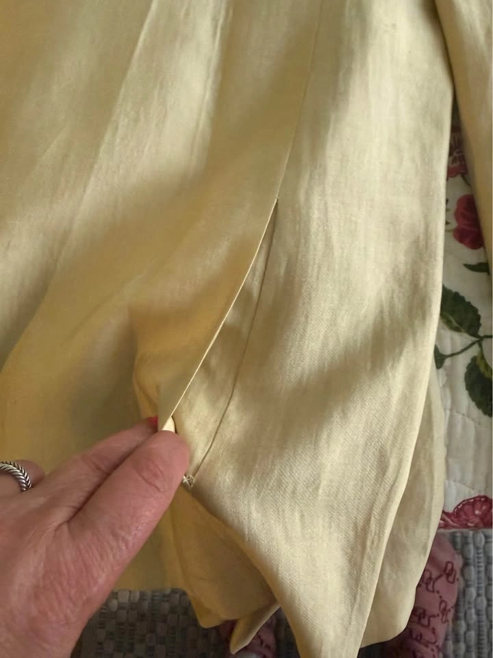 Linda Allard Ellen Tracy Linen Blend Skirt Suit Size 16 - photo 3