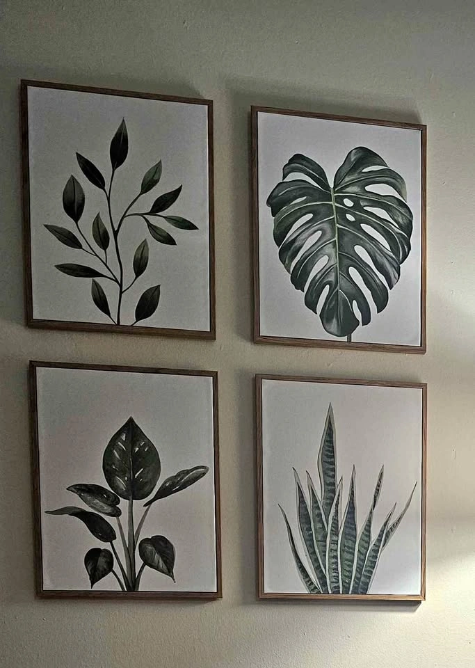 4 Piece 11" x 14" Wall Art Set