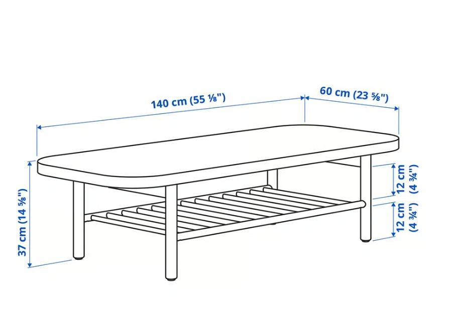 LAST CHANCE: IKEA LISTERBY Coffee Table (Oak Veneer) - photo 3