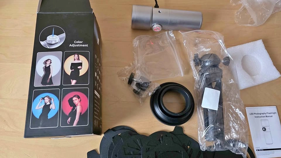 LED Photography Flashlight