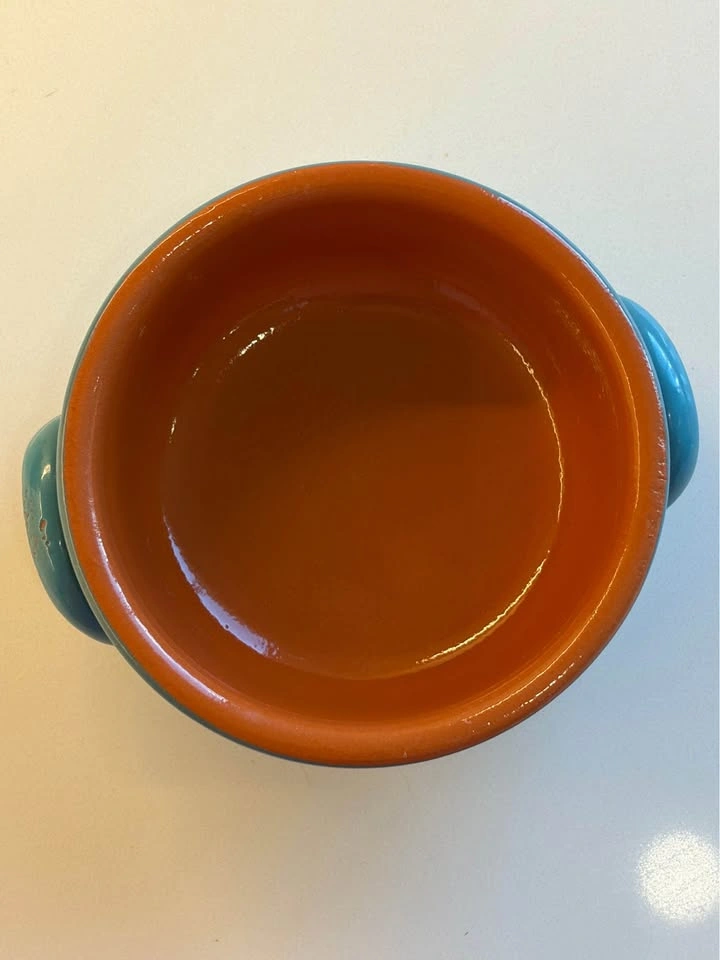 De Silva Pottery Terra Cotta Glazed Soup Bowl Made in Italy - photo 2