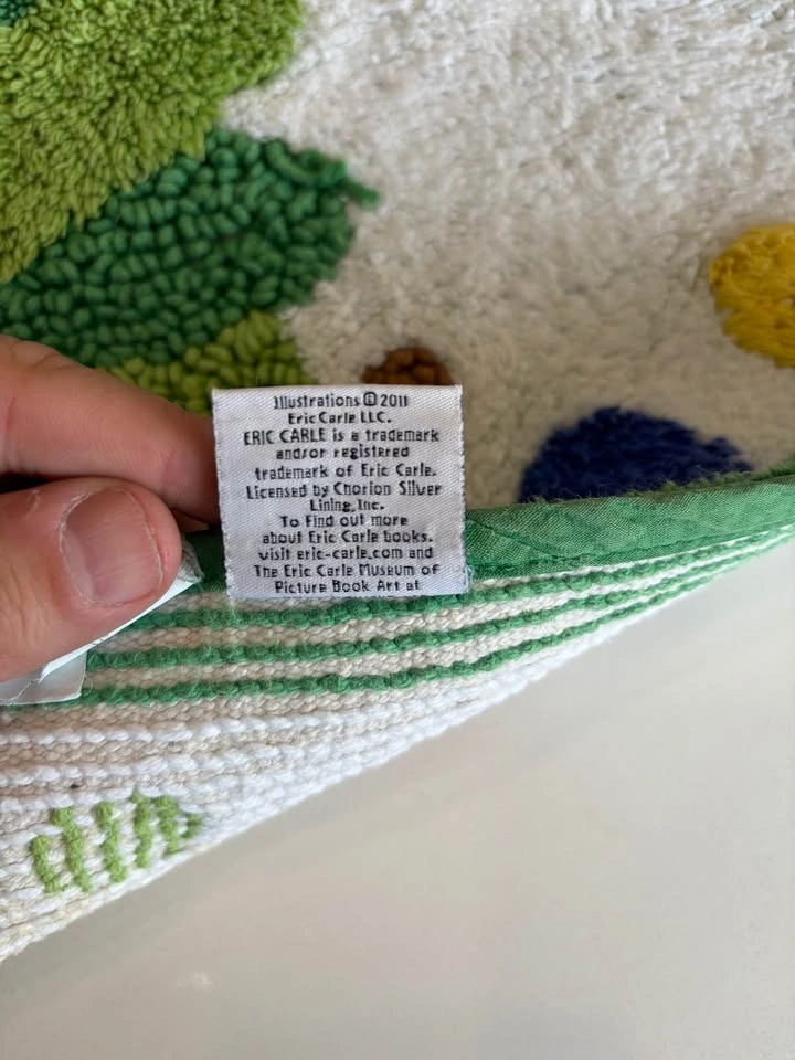 The Very Hungry Caterpillar Bath Mat - Pottery Barn Kids 20” x 3 - photo 3