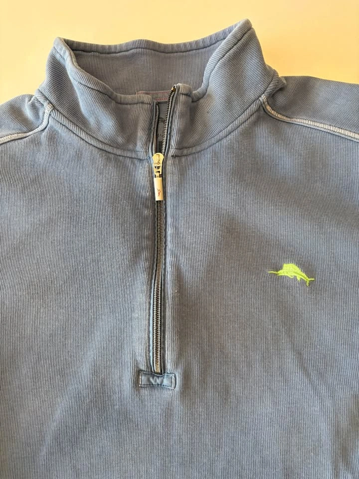 Men's XXLT Tommy Bahama 1/4 Zip Sweater - photo 2