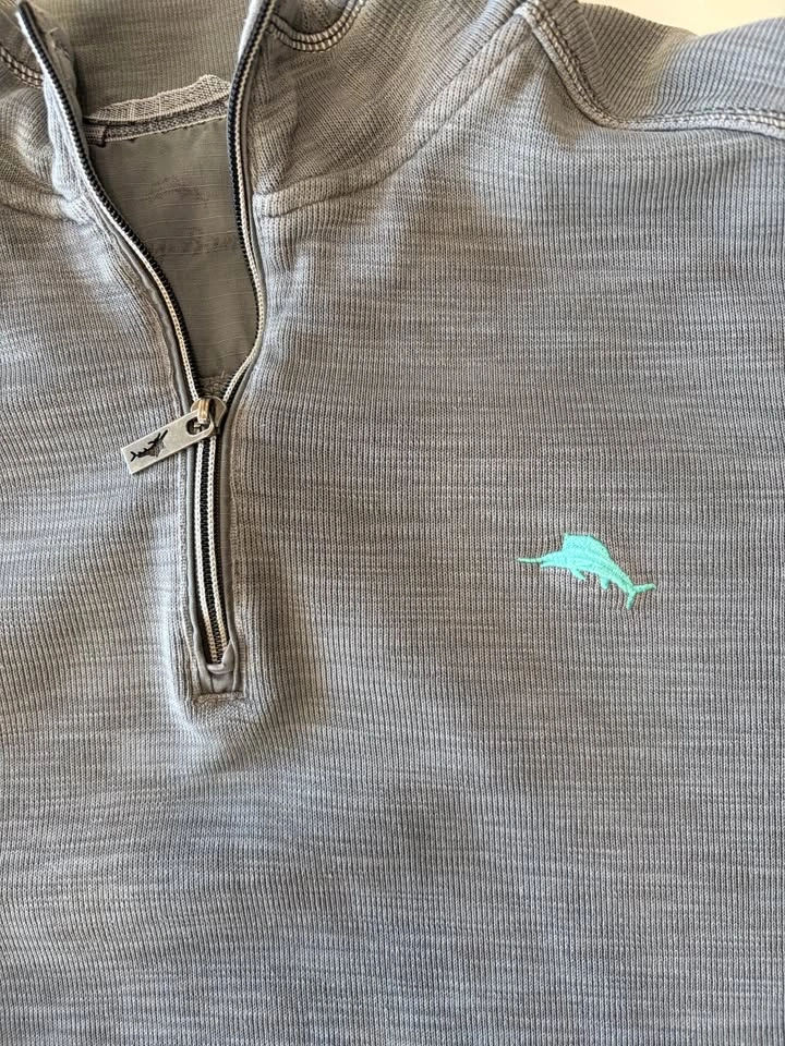 Men's XL Tommy Bahama 1/4 Zip - photo 2