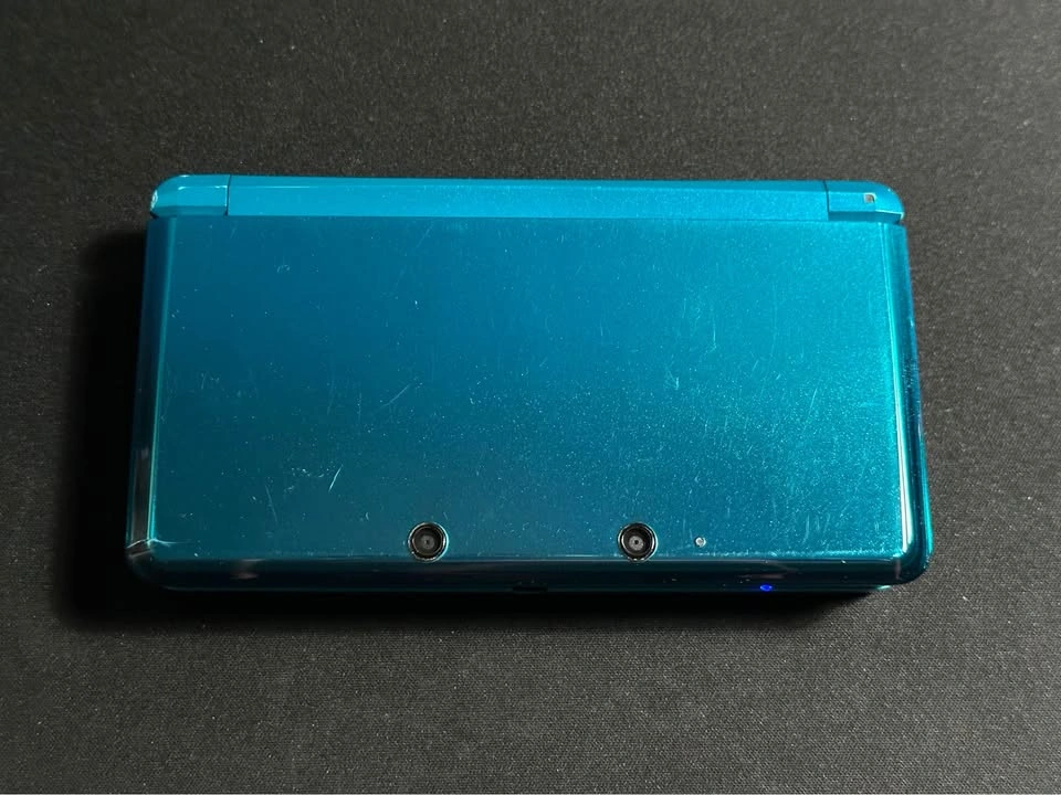 Nintendo 3DS - Aqua Blue - Modded - photo 3