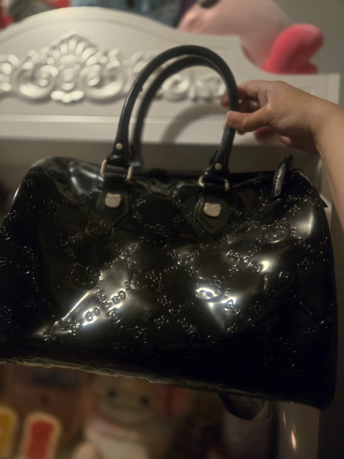 Hello Kitty x Loungefly Embossed Enamel Handbag
