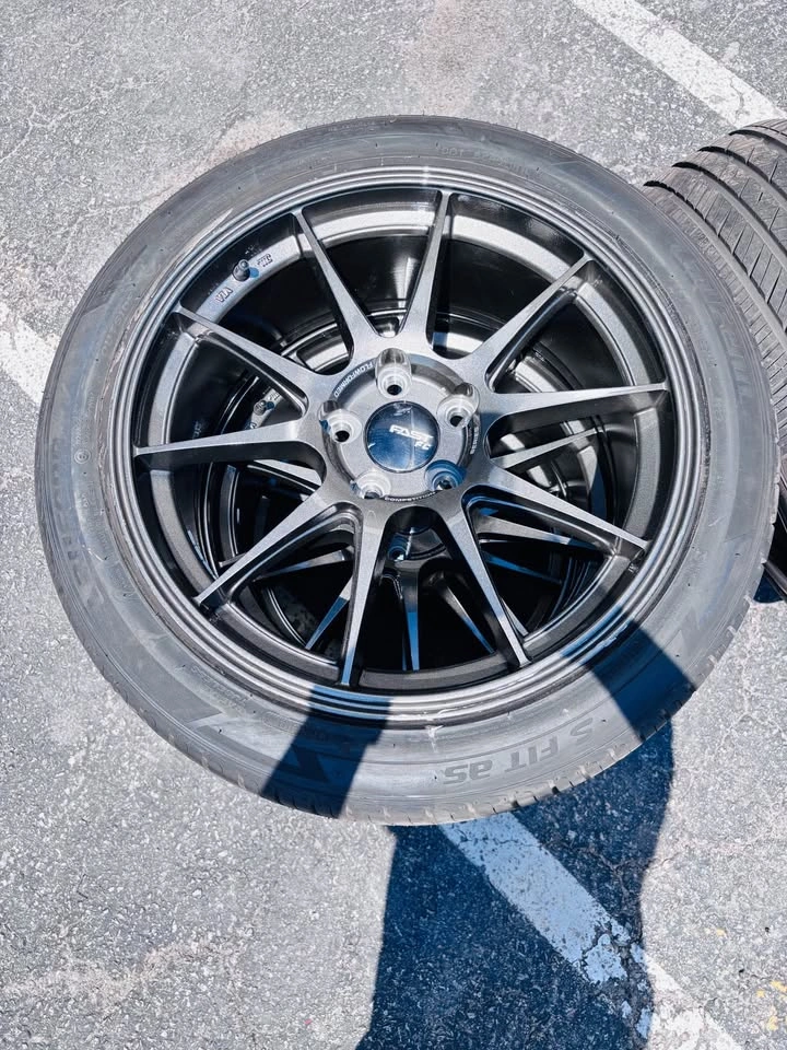 18x8 Fast FC09 Bronze Wheels w/ Laufenn 225/45/18 Tires - photo 5
