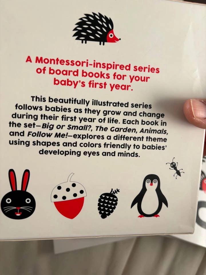 Baby Montessori Board Books Set of 4, 0-12 Months - photo 3