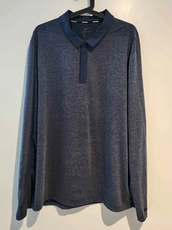 Nike Golf Dri-Fit Long Sleeve Polo Shirt XL