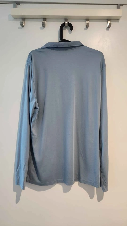 Robert Barakett blue long sleeve polo shirt XL - photo 3