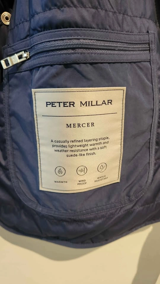 Peter Millar Mercer Full Zip Vest Navy Blue XL - photo 4