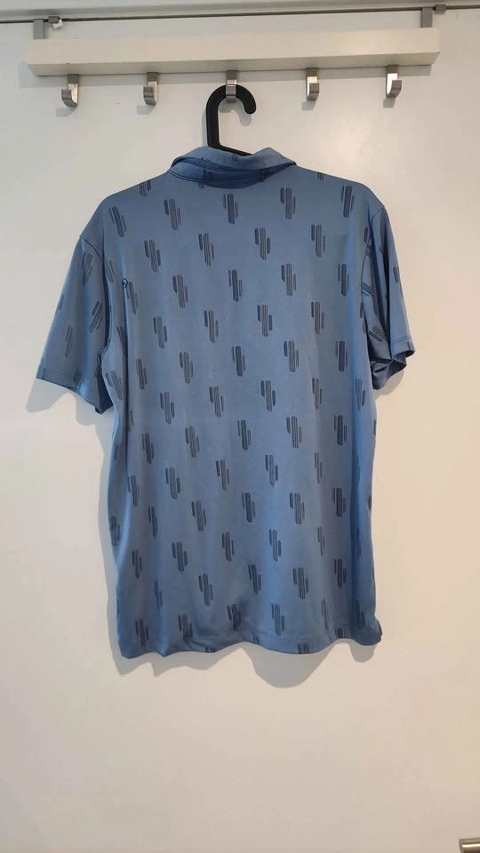PING Sensorcool Blue Cactus Golf Polo Shirt Small - photo 4
