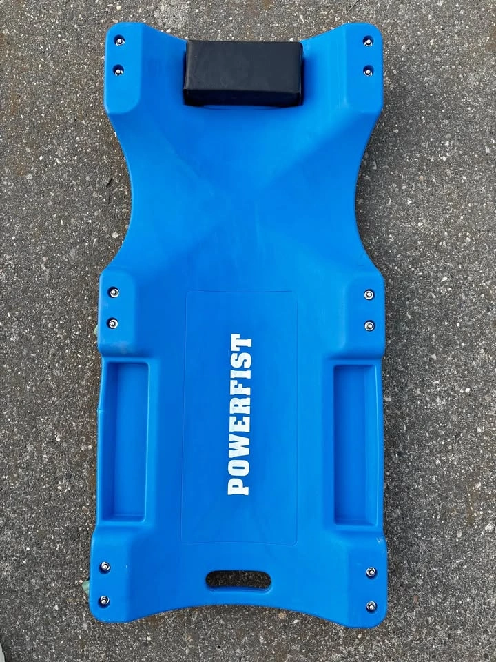 Plastic Creeper (approx 40") with Padded Headrest