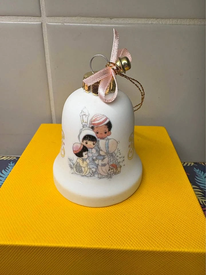 Precious Moments 1997 Joyous Holidays Bell Ornament