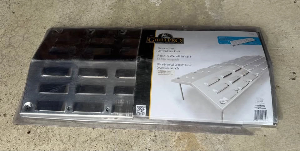 GrillPro Stainless Steel Universal Heat Plate - Brand New - photo 2