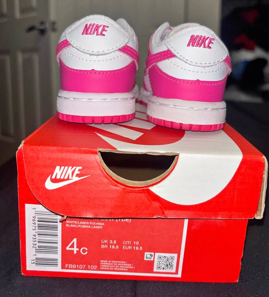 Pink Dunks - Size 4C