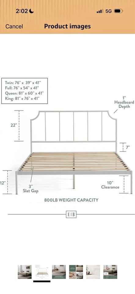 Full Bed Frame - photo 2