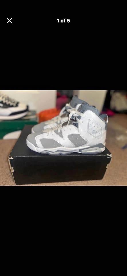 Cool grey 6's - Grade school 6Y
