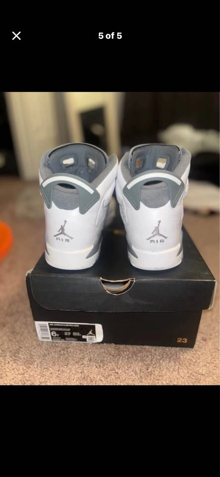 Cool grey 6's - Grade school 6Y - photo 5
