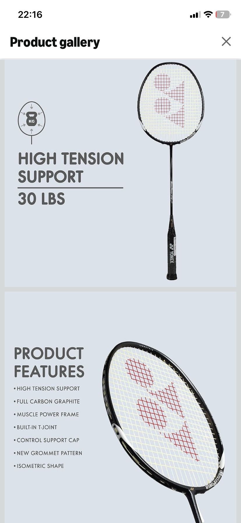 Badminton Racket - photo 3