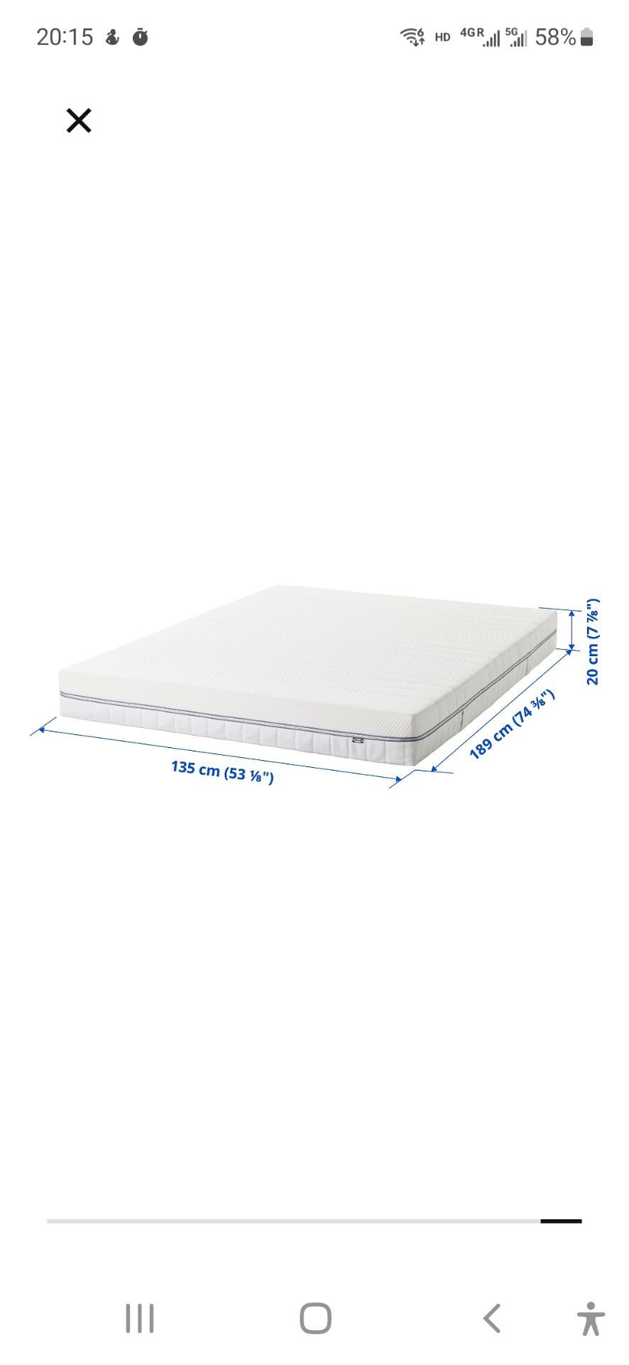 2 Mattresses and 1 Topper - Full Size - photo 2