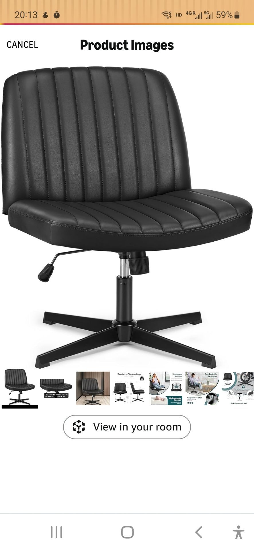 Adjustable Desk and Leather Chair - photo 4