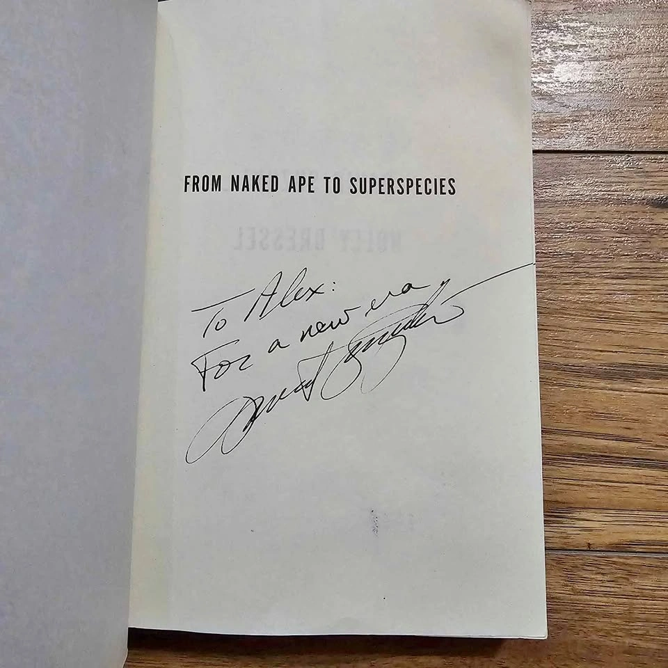 Signed Book by David Suzuki: From Naked Ape to Superspecies