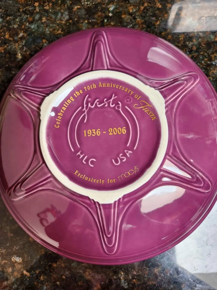 Fiesta 70th Anniversary Celebration Bowl