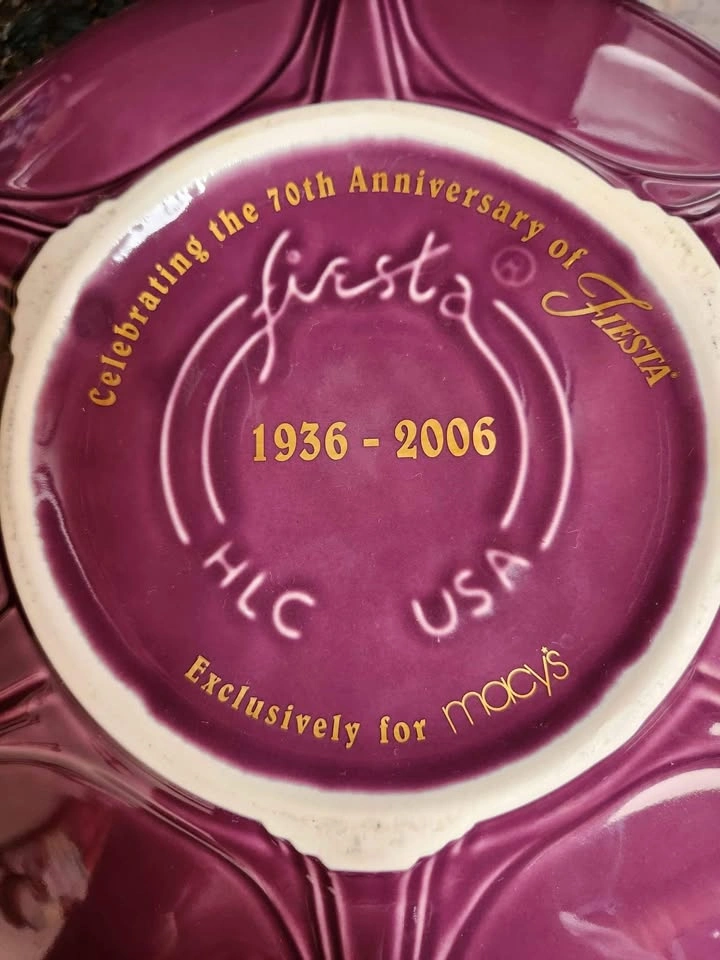 Fiesta 70th Anniversary Celebration Bowl - photo 2