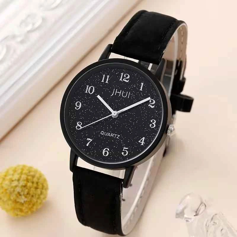 JHUI Starry Sky Quartz Watch and Heart Bracelet Set - photo 2