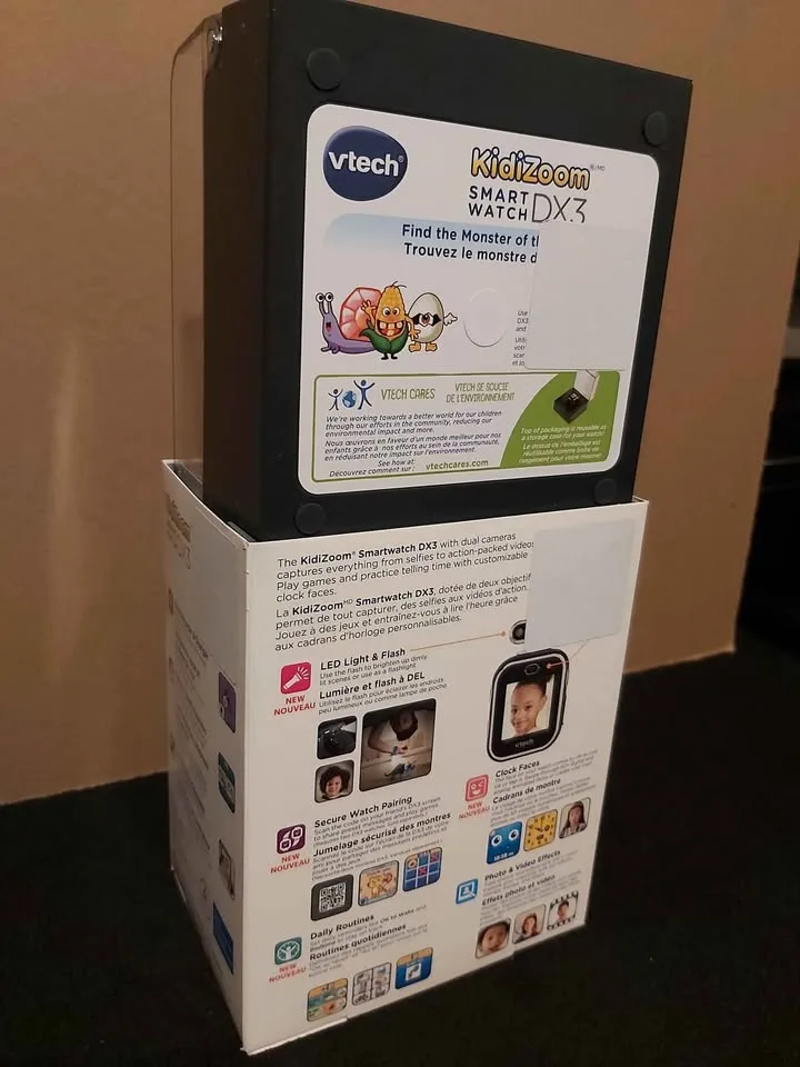 Vtech - Smart Watch DX3 ( KidiZoom) Black Exclusive " New " image indicator(3)