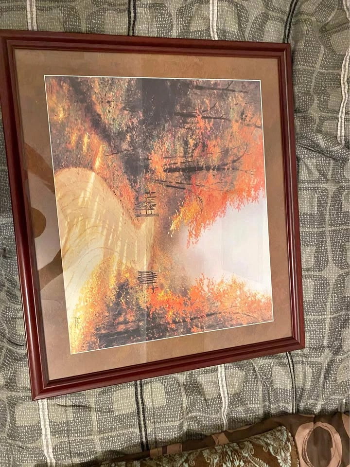 kinkade signed/numbered print.
