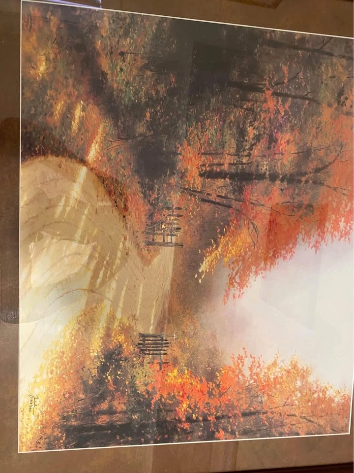 kinkade signed/numbered print. - photo 2
