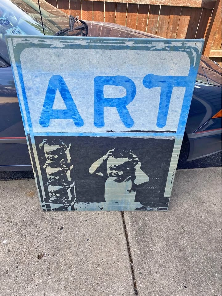 Original art, silkscreen one of a kind
