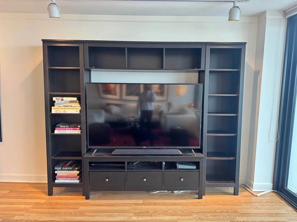 Entertainment Center Wall Unit TV Stand (tv not included)