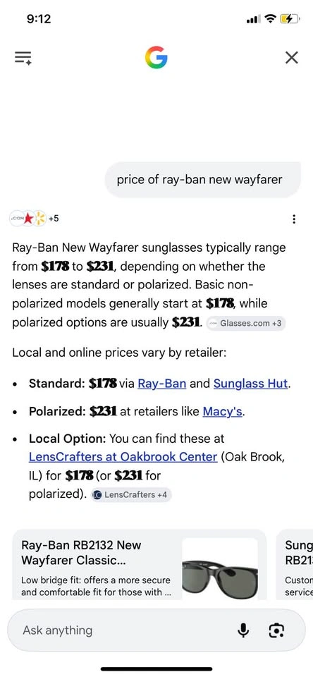 Ray Ban New Wayfarer 55 Medium Sunglasses - photo 5