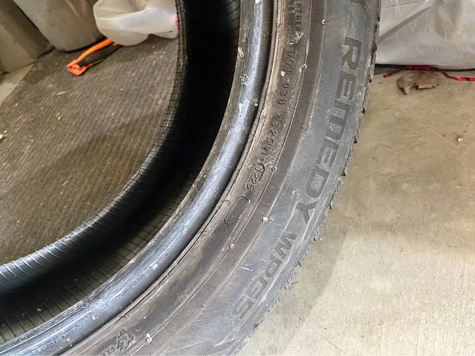 Set of 4 all weather tires.