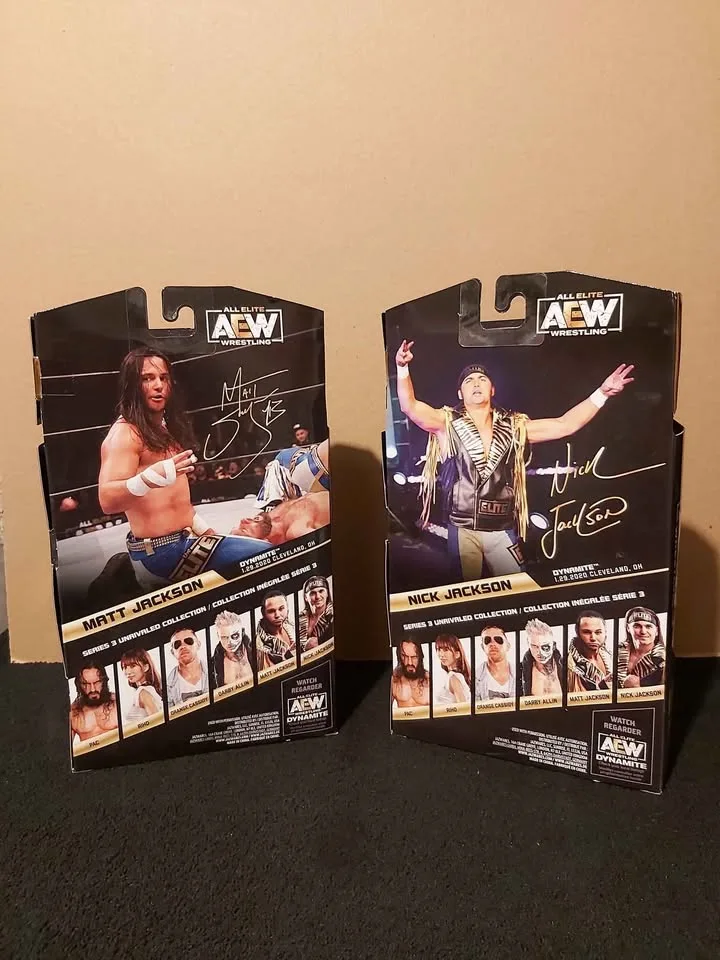 AEW- ( Matt & Nick Jackson) figures-BNIB image indicator(2)