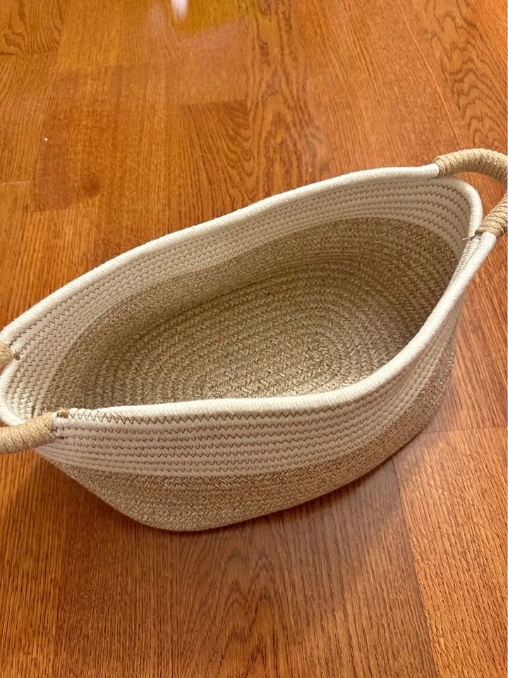 Large Crochet Basket
