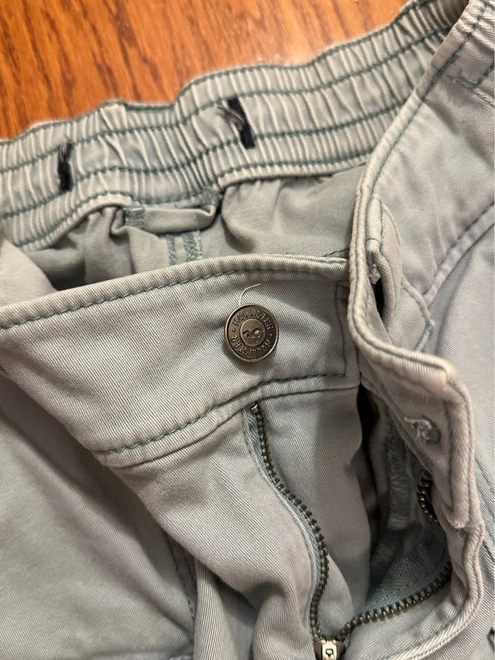 Hollister Low Rise Blue Cargo Pants (00/24R) - photo 2