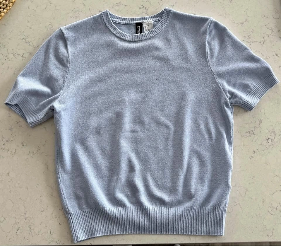 Short-sleeve knit top H&M