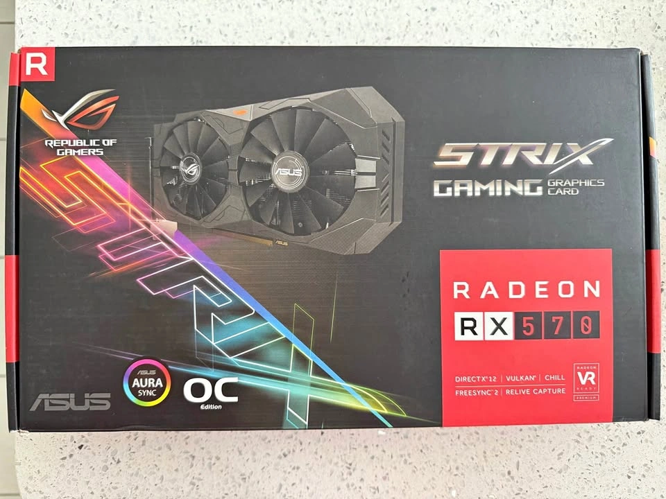 ASUS ROG STRIX RX 570 4GB Gaming Graphics Card w/ Box