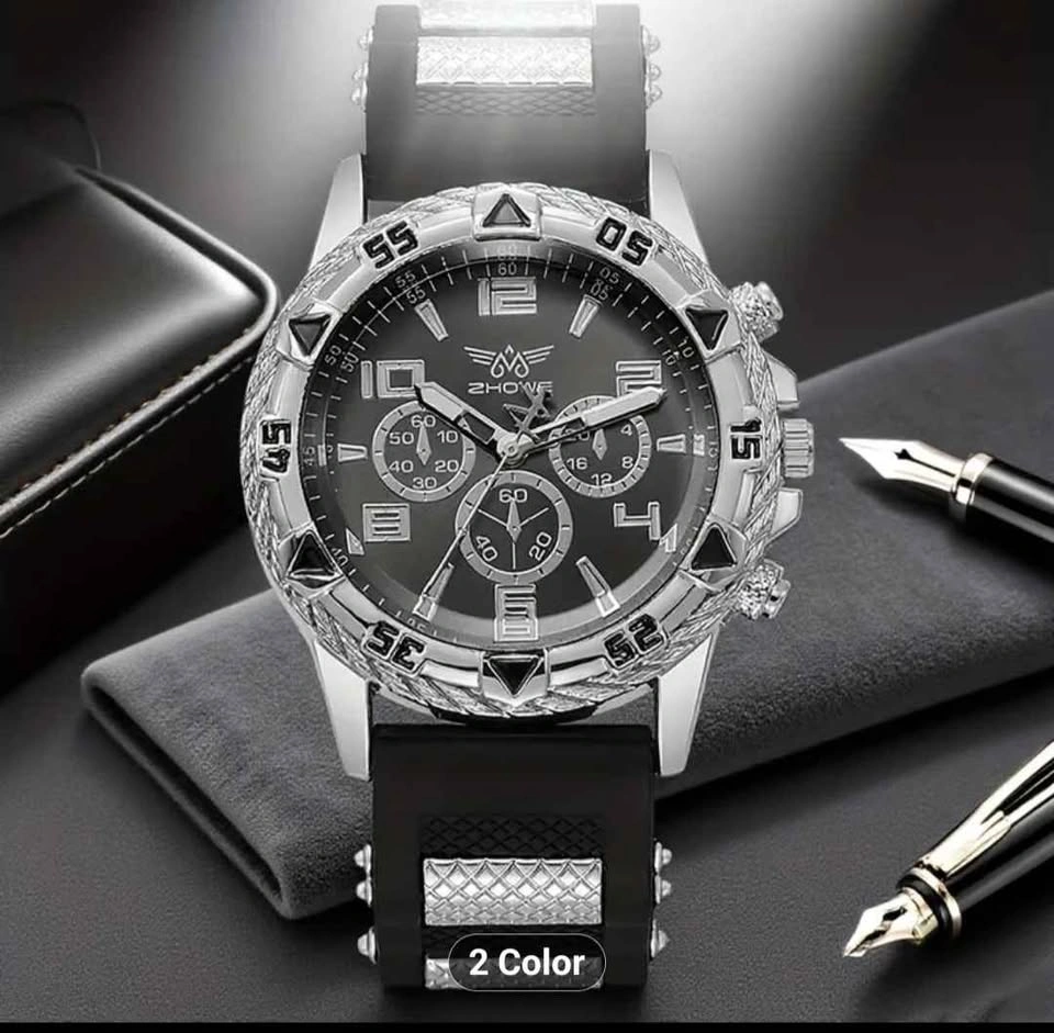 3pcs Men's Watch Set with Lion Head Pendant Necklace & Bracelet - photo 4